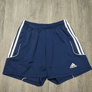 Navy Adidas Soccer Shorts